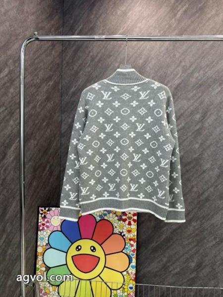 LOUIS VUITTON新型フルプリントの老花立襟ウールニットセーター 2