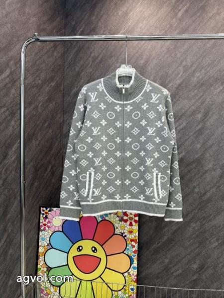 LOUIS VUITTON新型フルプリントの老花立襟ウールニットセーター 5