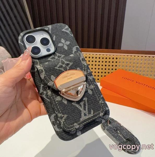 LVカウボーイロックロックバッグ携帯ケース肩ベルト斜め掛け携帯ケース全バッグソフトケース 2