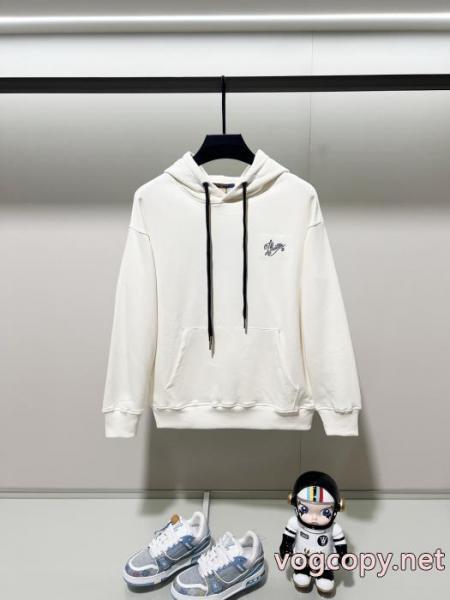 LOUISVUITTON前後刺繍アルファベットLOGOロゴ着用紐キャップパーカー 5 