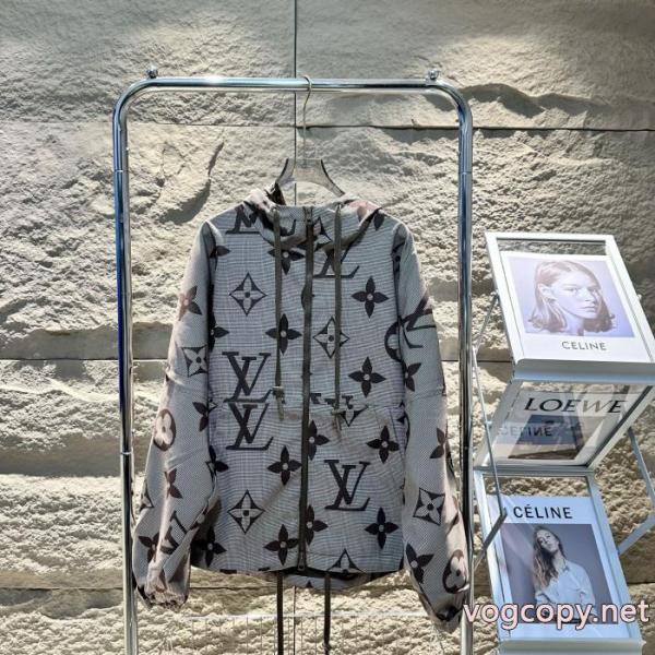 LVトップクラスの高バージョン複合満印高級カップル複合コート 5