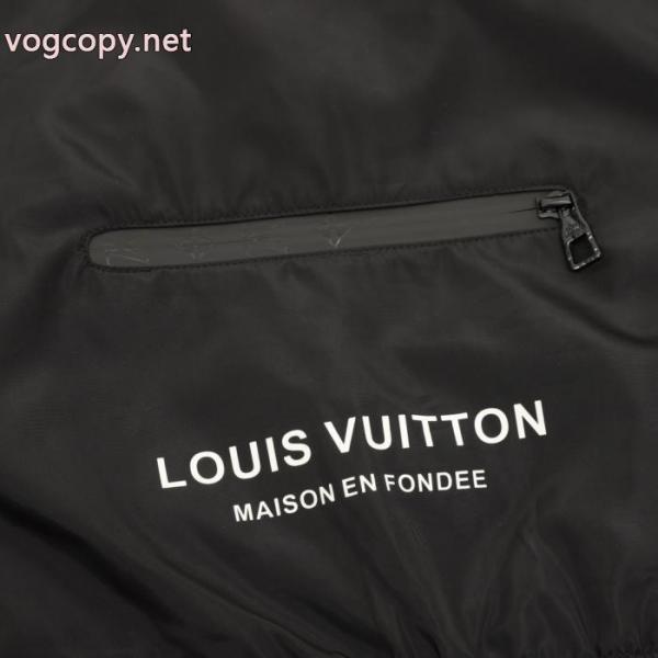 Louis Vuittonオールドフラワーフルプリントパーカージップコート 5