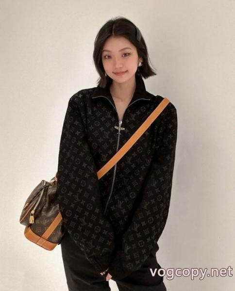 LOUIS VUITTON2025年春新作スエード鋼圧着老花カジュアルコート 5 