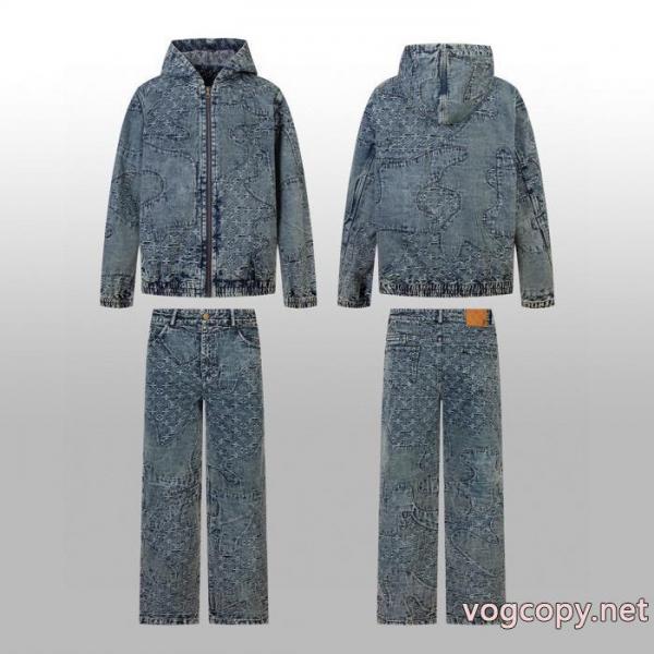 デニムのコートLOUIS VUITTON存在感が高い優秀な限定生産品ブランド 品 激安 通販 4