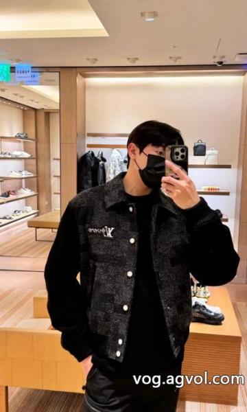 LOUIS VUITTON 25 SSピンボード野球ウェアジャケット 0 