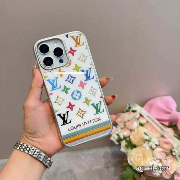 LV新品携帯Iphone ケース カバー新工芸金細工ガラスケース 1