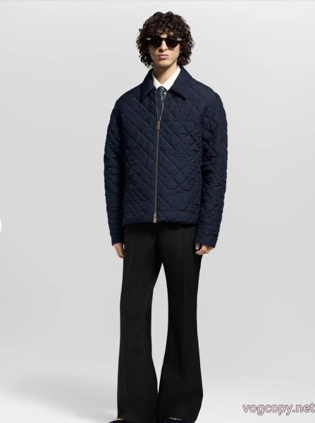 LOUIS VUITTON25ss新作キルティングジャケットシャツ 0 
