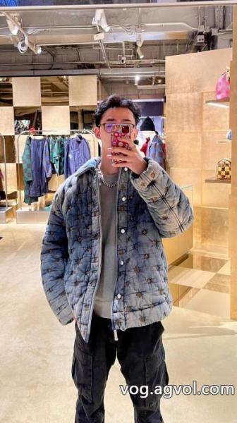 LOUIS VUITTON刺繍だらけで古くするカウボーイ綿入れの服 0 