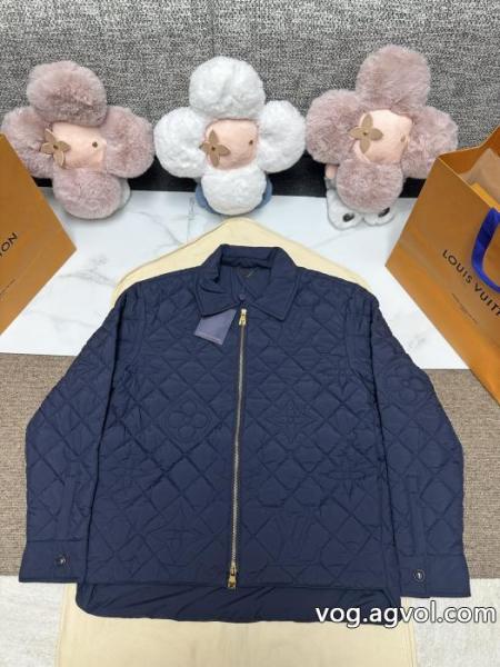 LOUIS VUITTON新作MONOGRAMキルティングジャケット風シャツ 0 