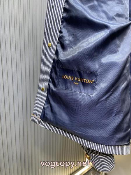 LOUIS VUITTON連名桜刺繍シングルブレストワークジャケットジャケット男性用 1