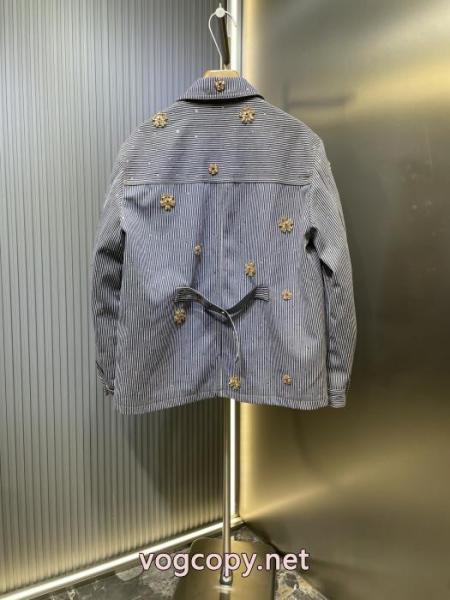 LOUIS VUITTON連名桜刺繍シングルブレストワークジャケットジャケット男性用 4