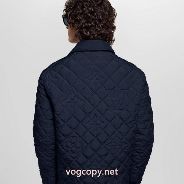 お洒落 完売再入荷   セレブ風 LOUIS VUITTON綿の服ジャケット偽物 ブランド ショップ 5 