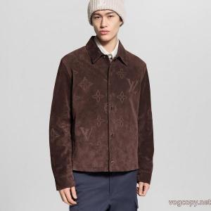 LOUIS VUITTON2026フレンチフロマージュ刺繍老フラワーコートシャツ