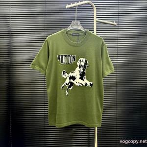 LVルイヴィトンアニマルモチーフ犬刺繍ニット半袖