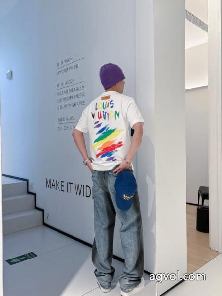LOUIS VUITTON通販 ブランドお洒落自在 ブランド新作2025 魅力的な半袖Tシャツ 5