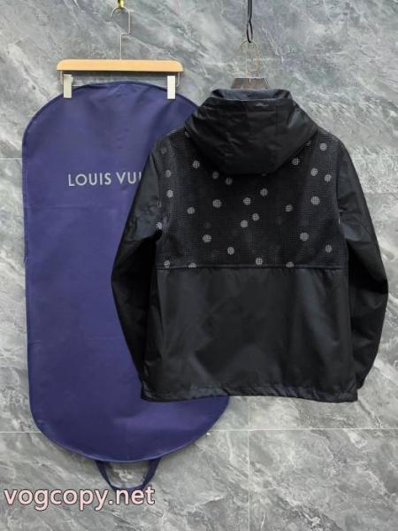 ブランド 通販店LOUIS VUITTON今流行! 大胆なスリット上品 予約完売品ジャケット 4