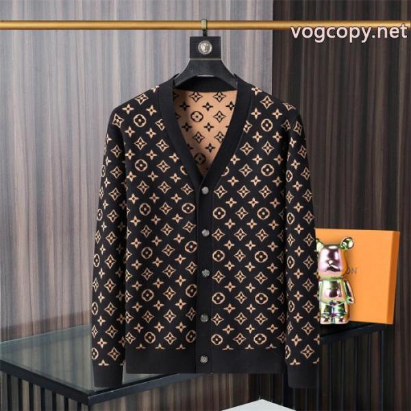 コピー 商品 ブランド優れた品質 最安値新作 今年のトレンドカラーセーターコートLOUIS VUITTON 3