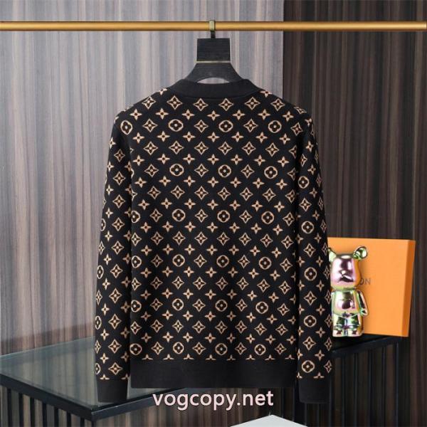 コピー 商品 ブランド優れた品質 最安値新作 今年のトレンドカラーセーターコートLOUIS VUITTON 5