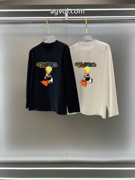 魅力が光る ついに登場 数量限定LOUIS VUITTON長袖Tシャツブランド 偽物 激安 1