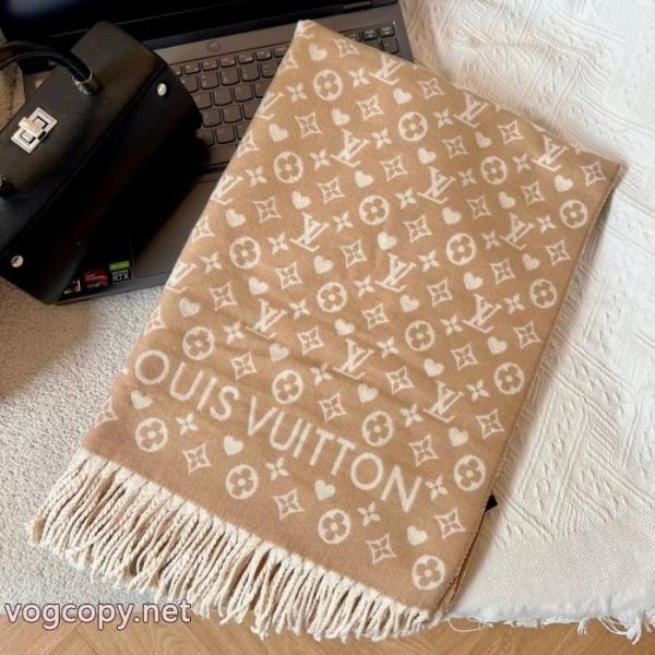 通販限定商品 秋冬話題アイテム 世の流行に左右されないデザインLOUIS VUITTONスーパー コピー 通販 優良マフラー 4