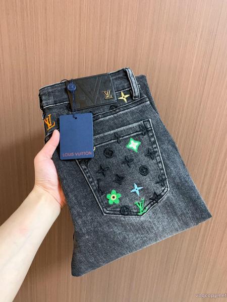 SS25極上発売 希少価値大 ユニセックススタイル偽 ブランド 購入ジーンズLOUIS VUITTON 0 