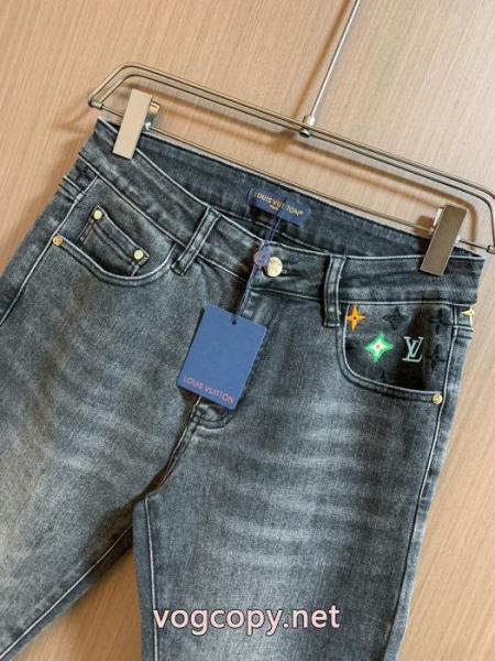 SS25極上発売 希少価値大 ユニセックススタイル偽 ブランド 購入ジーンズLOUIS VUITTON 5 