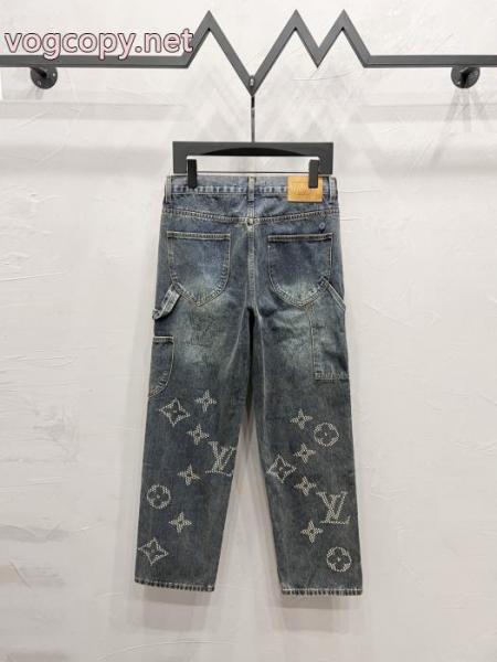 限定SALE 雑誌掲載 待望の再販売偽物 ブランド ショップLOUIS VUITTONジーンズ 1