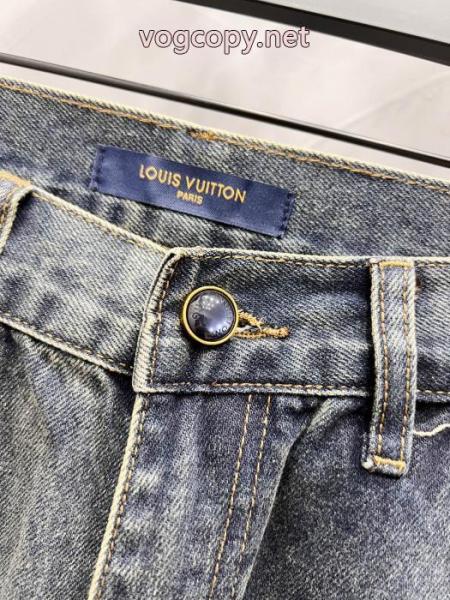 限定SALE 雑誌掲載 待望の再販売偽物 ブランド ショップLOUIS VUITTONジーンズ 4