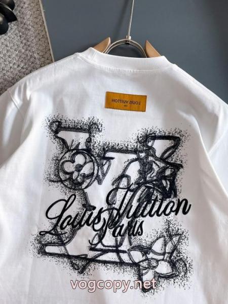 Tシャツ上品な印象 最新とても可愛い 旅行にも最適LOUIS VUITTONスーパー コピー 通販 5 