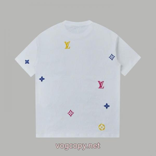 TシャツLOUIS VUITTON現代的な印象 欧米韓流/雑誌  超人気モデル入荷偽物 通販 5 