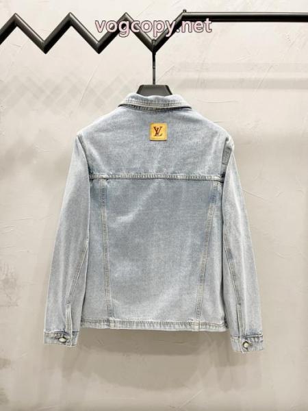 大幅値引き 高品質 人気 優雅さに溢れるコピー 商品 販売デニムのコートLOUIS VUITTON 1