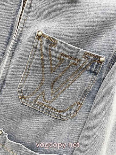 大幅値引き 高品質 人気 優雅さに溢れるコピー 商品 販売デニムのコートLOUIS VUITTON 3