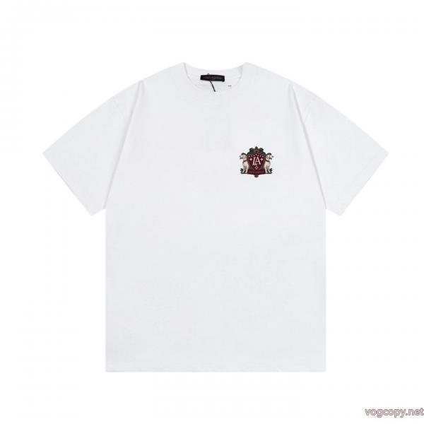 偽 ブランド 販売レア色入荷 2026年流行 個性的なモデルTシャツLOUIS VUITTON 0 