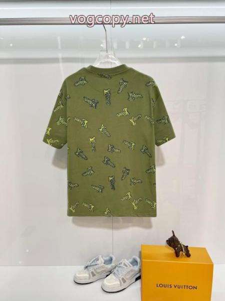 Tシャツ肌触りがとても良い ファッションの最先端! 上品な質感LOUIS VUITTON偽 ブランド 販売 1