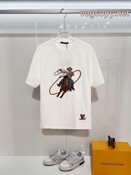肌触りのいい 最新 話題沸騰中 超激安価格Tシャツブランド レプリカLOUIS VUITTON 1