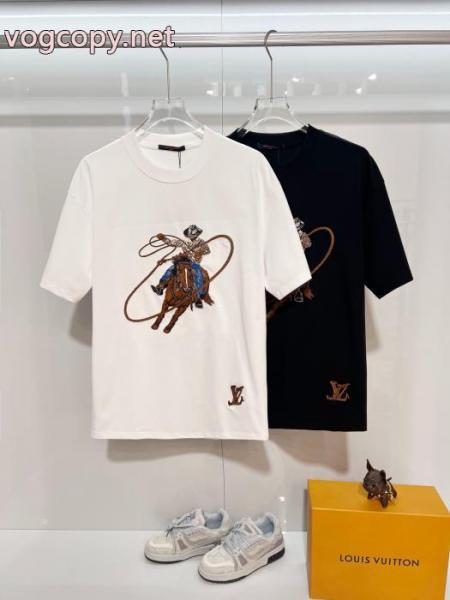 肌触りのいい 最新 話題沸騰中 超激安価格Tシャツブランド レプリカLOUIS VUITTON 3