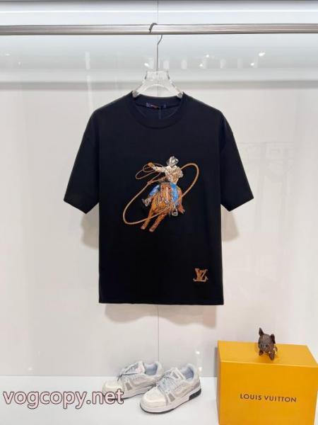 肌触りのいい 最新 話題沸騰中 超激安価格Tシャツブランド レプリカLOUIS VUITTON 4
