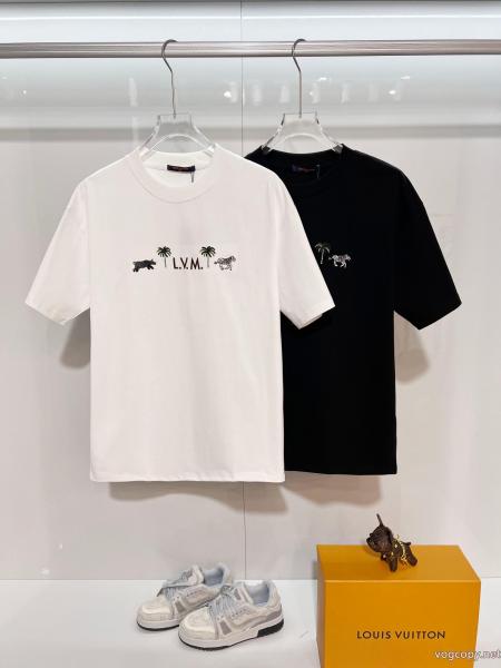 TシャツLOUIS VUITTON激安 通販 ブランド最終価格 きちんと感が強い 着心地抜群 0 