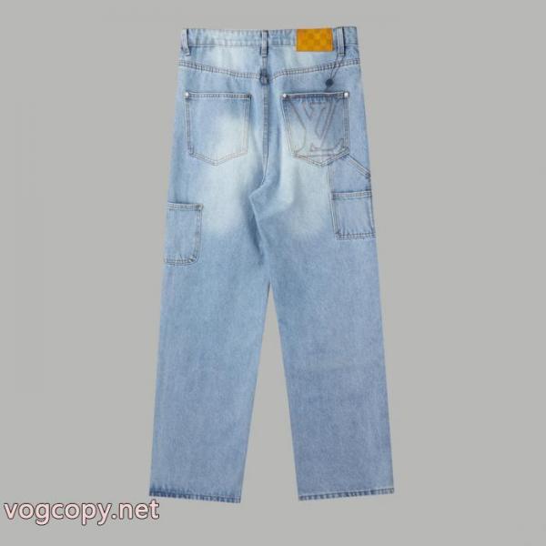 ブランド フェイクLOUIS VUITTON即完売必至 新作オシャレ 先行入荷ジーンズ 3