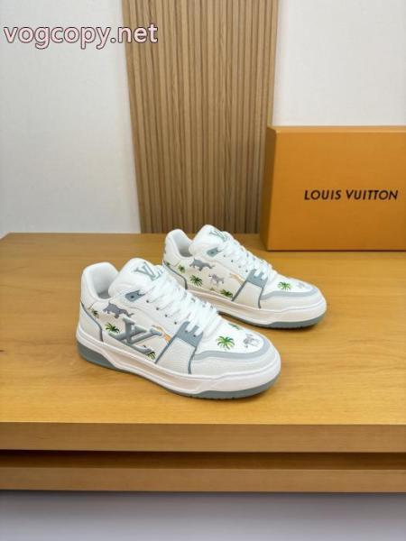 数に限りがある 普段使い 透け感優しいスニーカーLOUIS VUITTON偽物 ブランド 販売 4