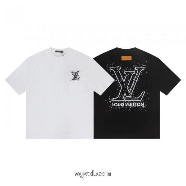 通販 ブランド最安値に挑戦 大人気アイテムが勢ぞろい 高級感あるスタイル半袖TシャツLOUIS VUITTON 2
