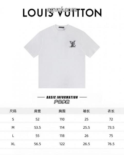 通販 ブランド最安値に挑戦 大人気アイテムが勢ぞろい 高級感あるスタイル半袖TシャツLOUIS VUITTON 5