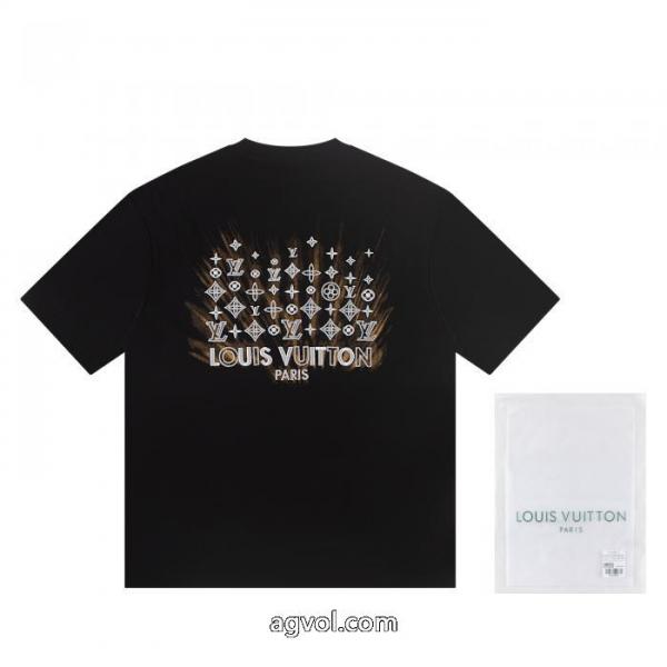 絶妙な新商品 NEW!国内完売 上品保証半袖Tシャツスーパー ブランド コピーLOUIS VUITTON 2