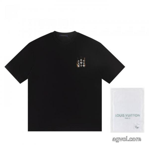 絶妙な新商品 NEW!国内完売 上品保証半袖Tシャツスーパー ブランド コピーLOUIS VUITTON 5