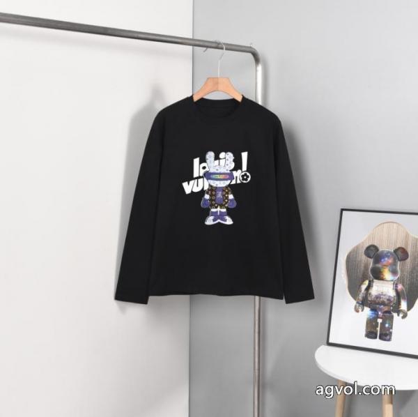 カラバリ豊富 安いです!品質保証 魅惑LOUIS VUITTONブランド 偽物 激安 長袖Tシャツ.. 1