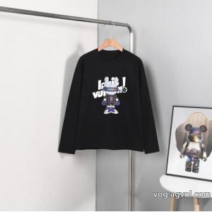 カラバリ豊富 安いです！品質保証 魅惑LOUIS VUITTONブランド 偽物 激安    長袖Tシャツ..