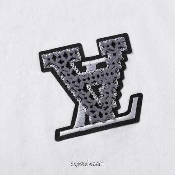 偽 ブランド 通販LOUIS VUITTON半袖Tシャツオンライン販売 高級感溢る オンラインストア 2