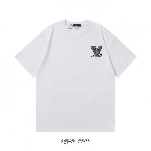 偽 ブランド 通販LOUIS VUITTON半袖Tシャツオンライン販売 高級感溢る オンラインストア 5