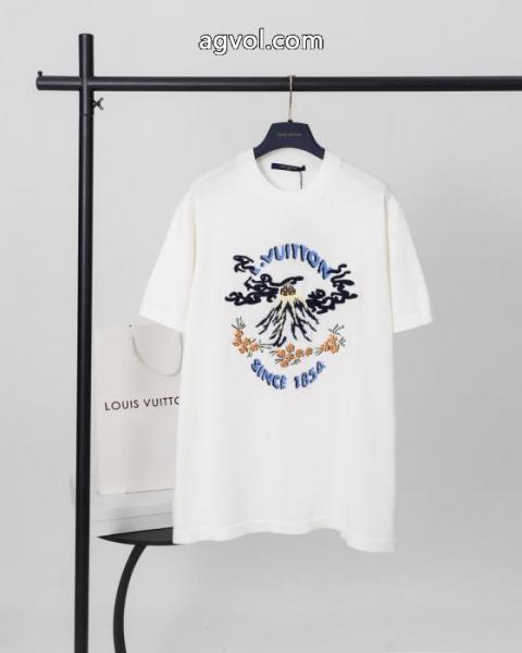 限定SALE 先取り秋冬限定新作 ファッション 人気LOUIS VUITTONブランド コピー 優良半袖Tシャツ 1