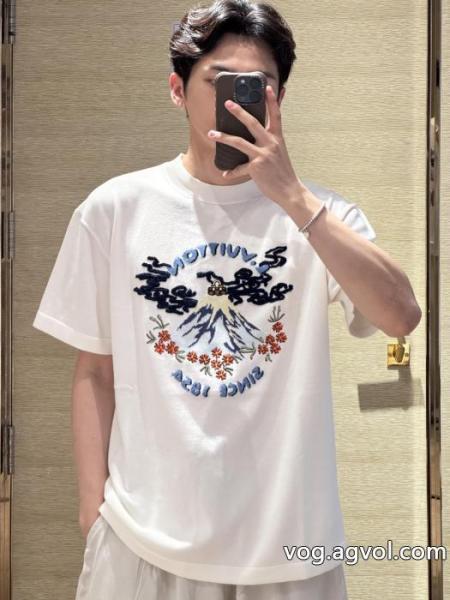 限定SALE 先取り秋冬限定新作 ファッション 人気LOUIS VUITTONブランド コピー 優良半袖Tシャツ 0